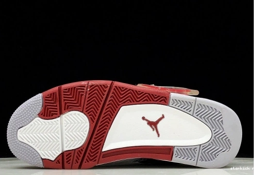 Jordan Red 4 308497-160 Black 308497-160 Air Fire White Men 0925